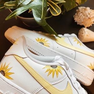 🌻Custom Sunflower Air Force 1